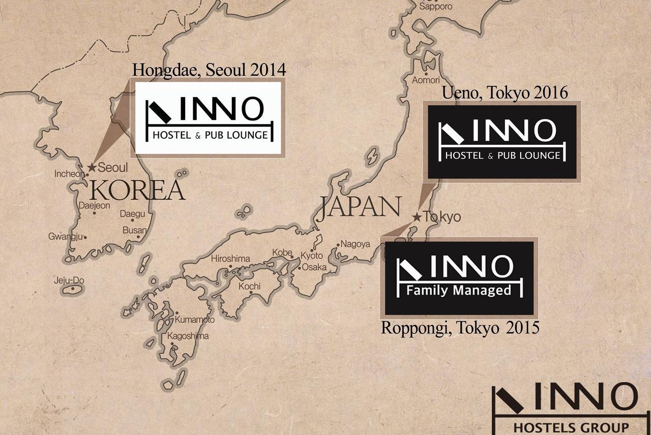 Inno Hostel & Pub Lounge Ueno, Токіо Екстер'єр фото